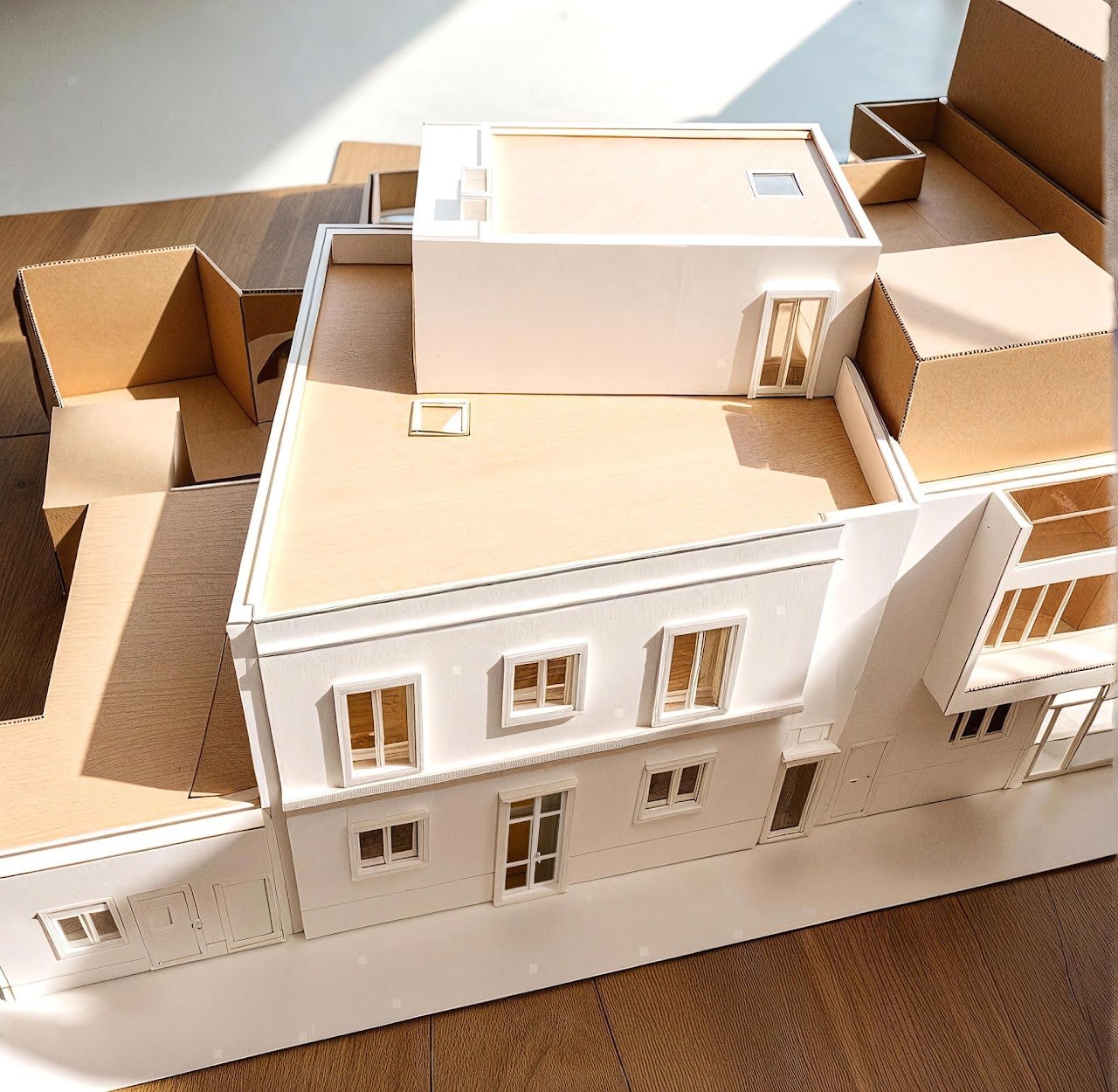 Casa Azul — Vista da maqueta virtual